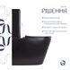 Унитаз напольный Qtap Scorpio Ultra Quiet безободковый с сиденьем Soft-Close MATT BLACK QT14226088AMB SD00052562 фото 4
