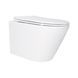 Унітаз підвісний Qtap Swan Ultra Quiet 485х360х320 мм, White, з сидінням Slim Duroplast / Soft-close / Quick Release QT16335179W
