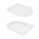 Унітаз підвісний Qtap Swan Ultra Quiet 485х360х320 мм, White, з сидінням Slim Duroplast / Soft-close / Quick Release QT16335179W SD00050900 фото 8