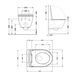Унитаз подвесной Qtap Robin Ultra Quiet безободковый с сиденьем Soft-close 520x365x365 мм WHITE SD00052888 фото 2