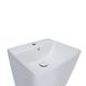 Раковина напольная моноблок Qtap Tern 440х380х830mm White с донным клапаном QT1711G302W SD00045935 фото 4