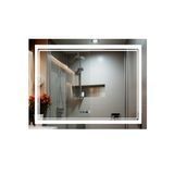 Дзеркало Qtap Cardinal (CA1) 1000х800 з LED-підсвічуванням Touch, з антизапотіванням, з димером, рег. темп. кольору (3000-6500K) QT0478C10080 SD00052327 фото