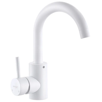 Смеситель для умывальника Mixxus SUS-011-B White из нерж. стали SUS304 (MI5754) MI5754 фото