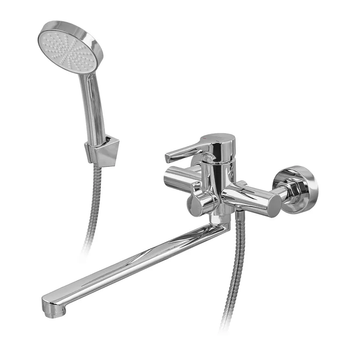 Змішувач для ванни Zerix Rex-006 (Euro) Chrome з нерж. сталі (Колір хром) (ZX6118) ZX6118 фото