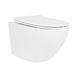 Унітаз підвісний Qtap Jay Ultra Quiet 485х360х320 мм, White, з сидінням Slim Duroplast / Soft-close / Quick Release QT07335177W