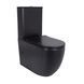 Унітаз підлоговий Qtap Robin Ultra Quiet безобідковий з сидінням Soft-close MATT BLACK QT13226083AMB SD00052566 фото 1