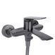 Змішувач для ванни Qtap Vlasta New (з душовим гарнітуром) QTVLA259GMB45643 Gunmetal Black PVD, латунь, графіт SD00051767 фото 3