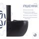 Унітаз підлоговий Qtap Robin Ultra Quiet безобідковий з сидінням Soft-close MATT BLACK QT13226083AMB SD00052566 фото 4