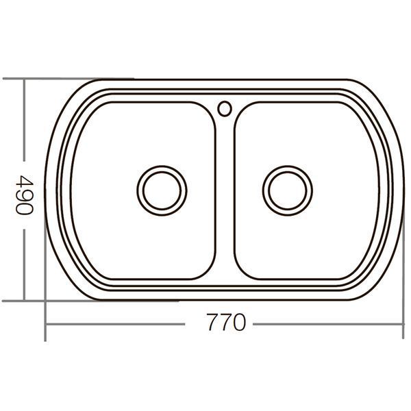Мойка кухонная Zerix Z7749-08-180D (decor) (ZM0566) ZM0566 фото