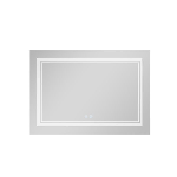 Дзеркало Qtap Cardinal 1200х800 з LED-підсвічуванням Touch, з антизапотіванням, з димером, рег. темп. кольору (3000-6500K) QT0478C12080 SD00052328 фото