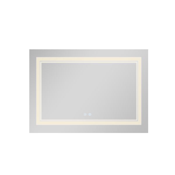 Дзеркало Qtap Cardinal 1200х800 з LED-підсвічуванням Touch, з антизапотіванням, з димером, рег. темп. кольору (3000-6500K) QT0478C12080 SD00052328 фото