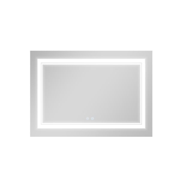 Дзеркало Qtap Cardinal 1200х800 з LED-підсвічуванням Touch, з антизапотіванням, з димером, рег. темп. кольору (3000-6500K) QT0478C12080 SD00052328 фото