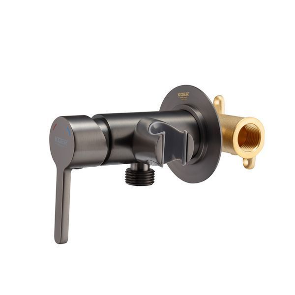 Смеситель для гигиенического душа Koer KB-23029-07 (Цвет графит) (KR5499) KR5499 фото