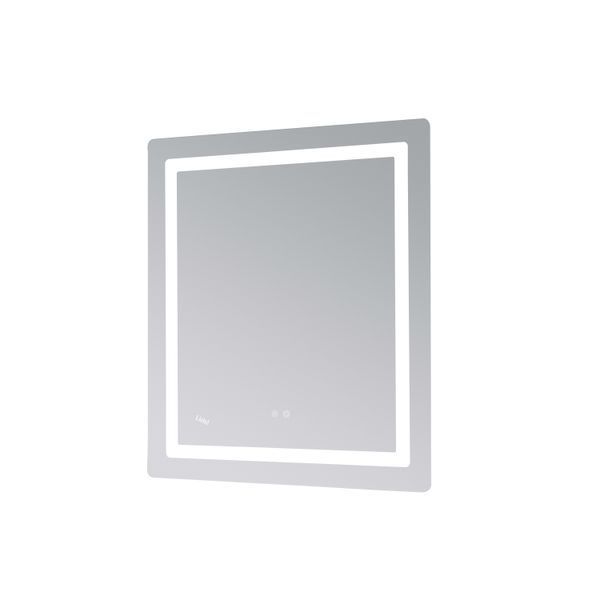 Зеркало Lidz Kubis (KU2) 700х800 с LED-подсветкой Touch, с антизапотеванием, с диммером, рег. яркости LD78LF904708048447 SD00054571 фото