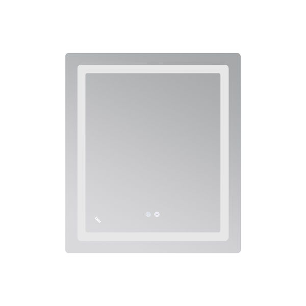 Дзеркало Lidz Kubis 700х800 з LED-підсвічуванням Touch, з антизапотіванням, з димером, рег. яскравості LD78LF904708048447 SD00054571 фото
