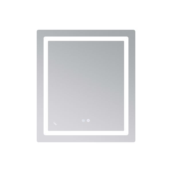 Зеркало Lidz Kubis (KU2) 700х800 с LED-подсветкой Touch, с антизапотеванием, с диммером, рег. яркости LD78LF904708048447 SD00054571 фото