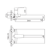 Змішувач для ванни Haiba Troya 006 Euro (HB9660) HB9660 фото 3