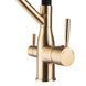 Смеситель для кухни MixxusPremium Gravity 021 BRUSHED GOLD REFL.BLACK (MI6981) MI6981 фото 3