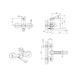 Смеситель для ванны Mixxus Lord 009 Euro Graphite (Цвет графит) (MI7140) MI7140 фото 2