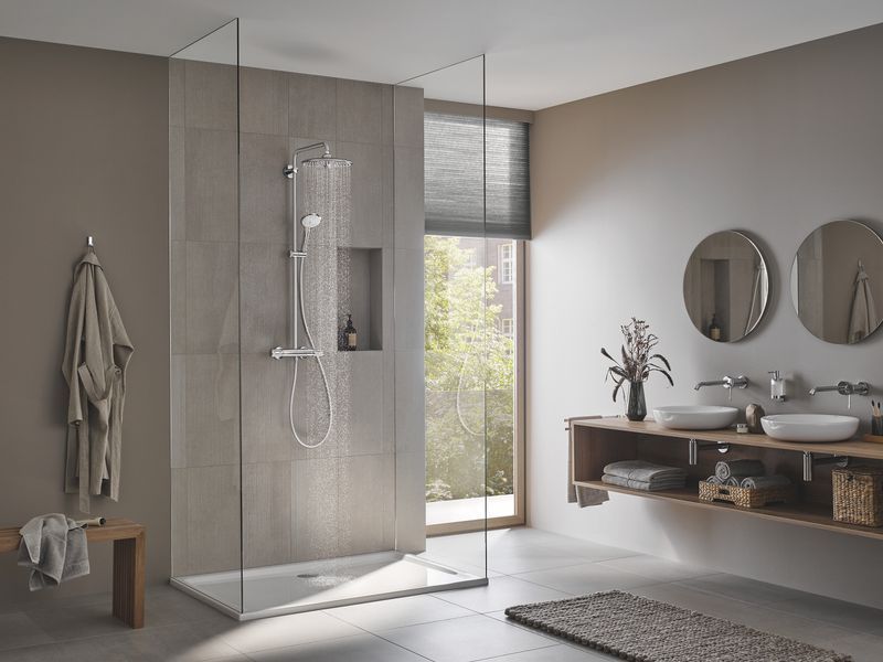 Душова система з термостатом для душа Grohe Euphoria System (27296003) 27296003 фото