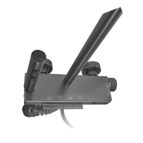 Душевая колонна Champion PBL-009-J Graphite со смесителем с кнопочным переключателем, 4 режима (CH6500) CH6500 фото