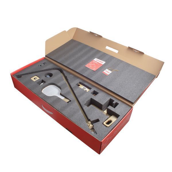 Душевая колонна со смесителем Koer KB-56031-12 3 функции (Цвет матовое золото) (KR5974) KR5974 фото