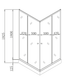 Душевая кабина с низким поддоном Mixxus CUBIC SCT01-100x100x195-FB CHROME матовое стекло 4мм (MI6904) MI6904 фото 6