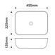 Раковина накладна MIXXUS PREMIUM DIVERSE-0113 MARBLE 455х325х135mm (MP6544) MP6544 фото 8
