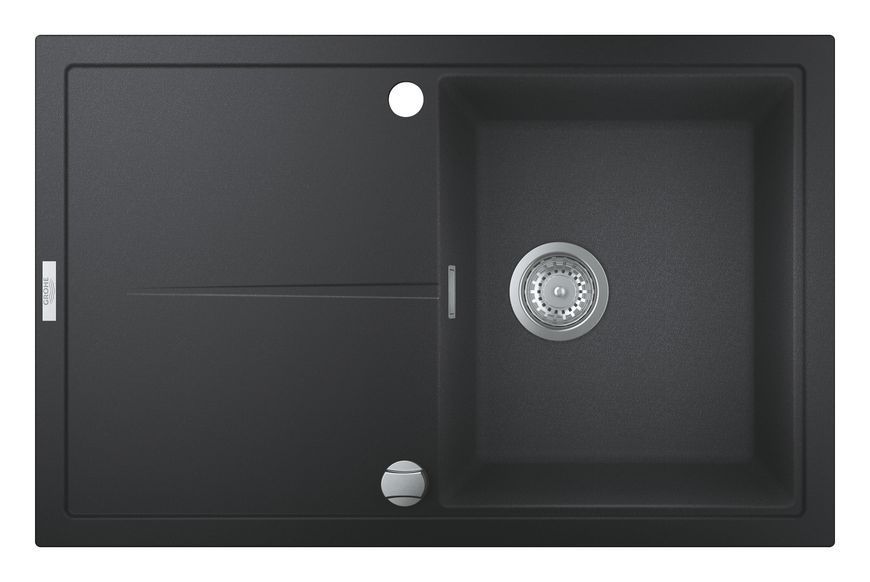 Композитна мийка для кухні Grohe K400 універсальна 780х500х205 мм, чорна матова (31639AP0) 31639AP0 фото