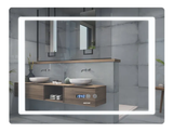 Дзеркало Mixxus STYLE MR03-90x70 з Led Touch, Anti-fog, димером, регулятором яскравості, годинником (MI6007) MI6007 фото
