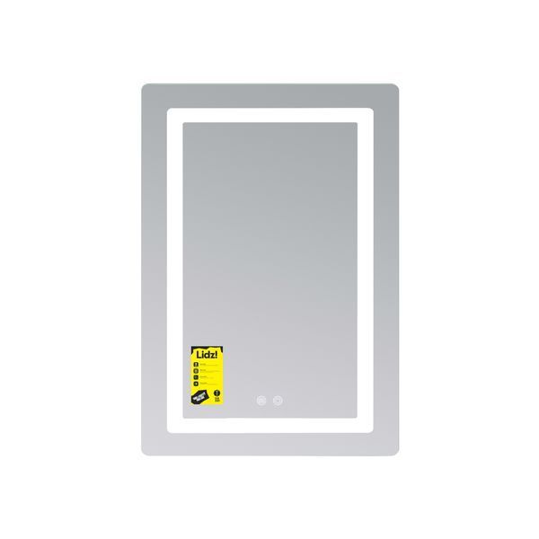 Зеркало Lidz Kubis (KU2) 600х800 с LED-подсветкой Touch, с антизапотеванием, с диммером, рег. яркости LD78LF937608048449 SD00054573 фото