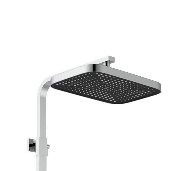 Душова система для кабіни Qtap Capricorn на три споживача (з виливом) 53103KNC Chrome SD00047514 фото
