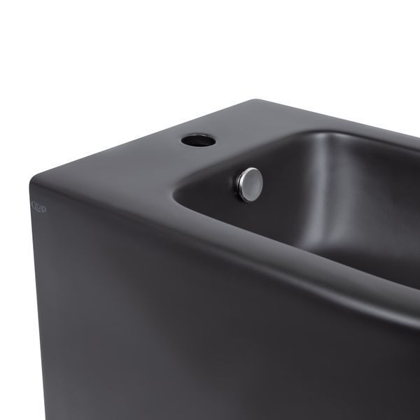 Биде напольное Qtap Robin 565x360x405 Matt black QT13442141CMB SD00043834 фото