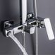 Душова система для кабіни Qtap Capricorn на три споживача (з виливом) 53103KNC Chrome SD00047514 фото 9