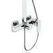 Душова система для кабіни Qtap Capricorn на три споживача (з виливом) 53103KNC Chrome SD00047514 фото 5