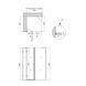 Душова кабіна Qtap CAPRICORN CRM1011SC6 100х100 см, скло Clear 6 мм, CalcLess, без піддона SD00039712 фото 2