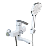 Змішувач для ванни Mixxus Magnum 009 (Euro) White-Chrome (MI6203) MI6203 фото