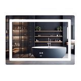 Дзеркало Lidz Kubis (KU2) 1000х800 з LED-підсвічуванням Touch, з антизапотіванням, з димером, рег. яскравості LD78LF6141008048450 SD00054574 фото