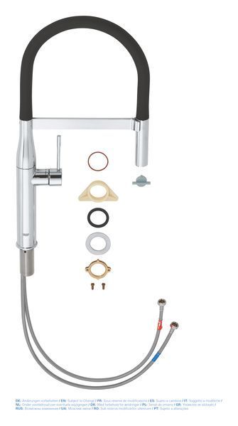 Змішувач для кухні з гнучким виливом Grohe Essence New (30294000) 30294000 фото