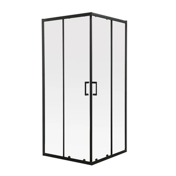 Душова кабіна без піддону Mixxus Premium DIVERSE SC02-90x90x195-TR Black прозоре скло 5мм (MI6862) MI6862 фото