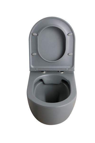Унитаз подвесной MIXXUS PREMIUM TOPPER-0303-R GRAY 495x370x350mm система смыва RIMLESS (MP6657) MP6657 фото