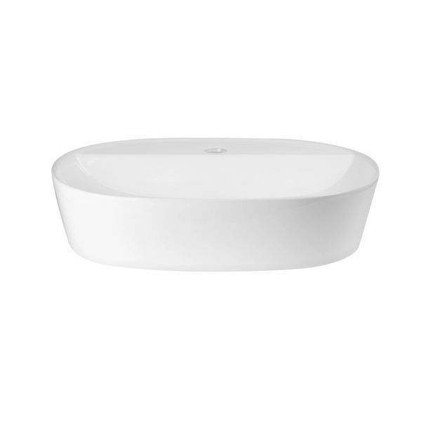 Раковина накладна Mixxus Premium ELLIPSE-0203 510х375х120mm з отвором під змішувач (MP6678) MP6678 фото