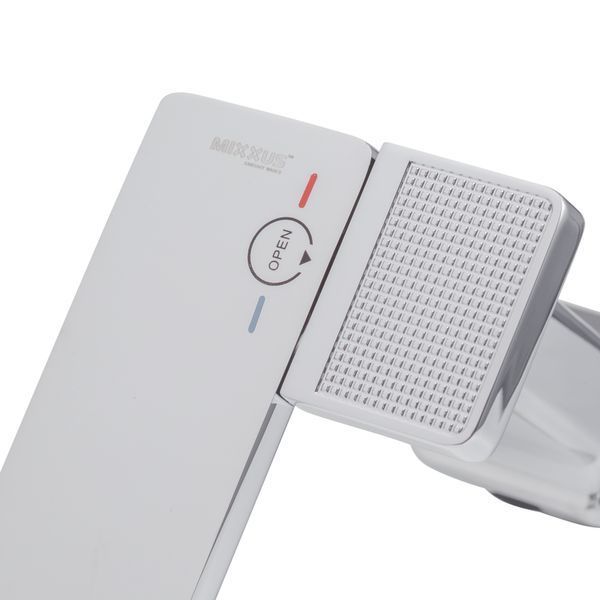 Змішувач для умивальника Mixxus Premium Terra 001 (NUT) (колір хром) (MI8378) MI8378 фото