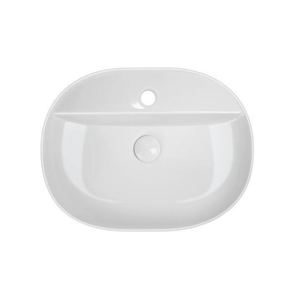 Раковина накладна Mixxus Premium ELLIPSE-0203 510х375х120mm з отвором під змішувач (MP6678) MP6678 фото