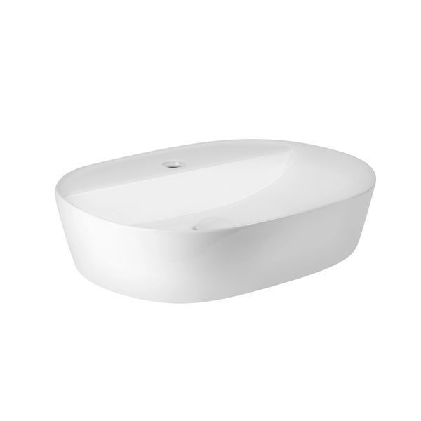 Раковина накладна Mixxus Premium ELLIPSE-0203 510х375х120mm з отвором під змішувач (MP6678) MP6678 фото