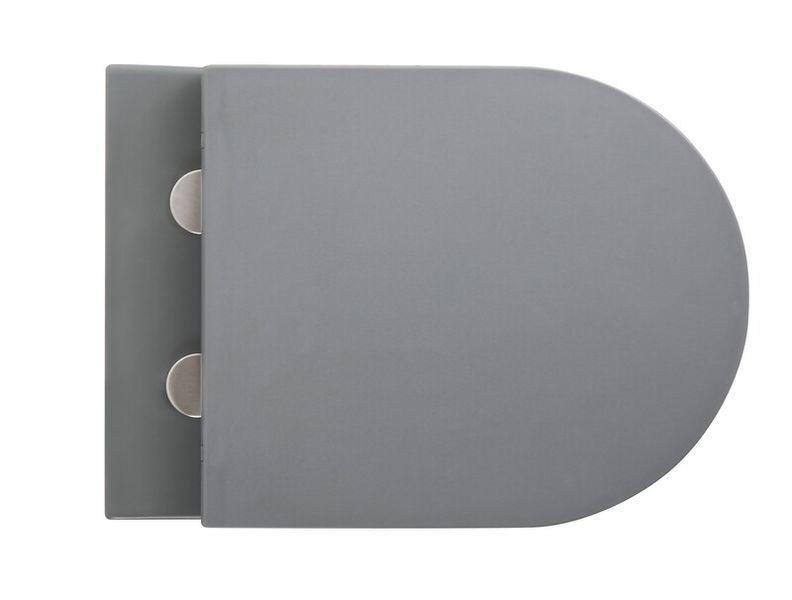 Унитаз подвесной MIXXUS PREMIUM TOPPER-0303-R GRAY 495x370x350mm система смыва RIMLESS (MP6657) MP6657 фото