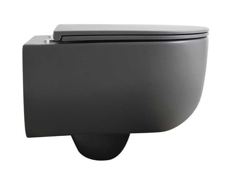 Унитаз подвесной MIXXUS PREMIUM TOPPER-0303-R GRAY 495x370x350mm система смыва RIMLESS (MP6657) MP6657 фото