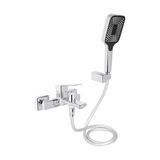 Змішувач для ванни Qtap Capricorn з душовим гарнітуром Chrome (k35) QTCAP3060102C48222 SD00054346 фото