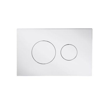 Клавіша змиву Qtap Standard 152x236x28 мм, Chrome, кругла QTSTD164CRM49469 SD00055593 фото