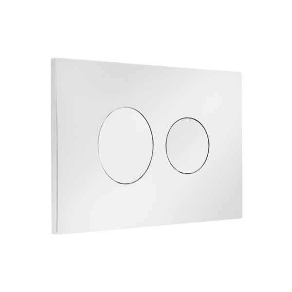 Клавіша змиву Qtap Standard 152x236x28 мм, Chrome, кругла QTSTD164CRM49469 SD00055593 фото